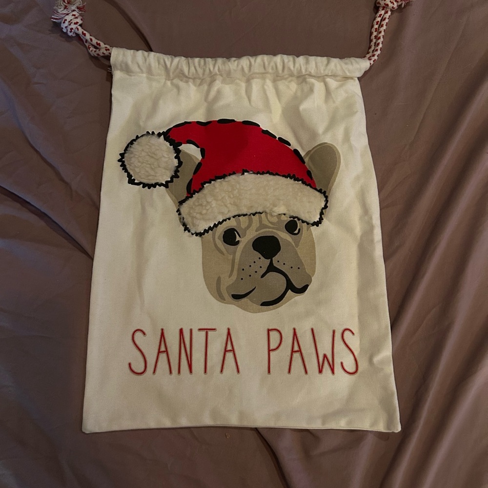 Santa Paws Dog Christmas Sack